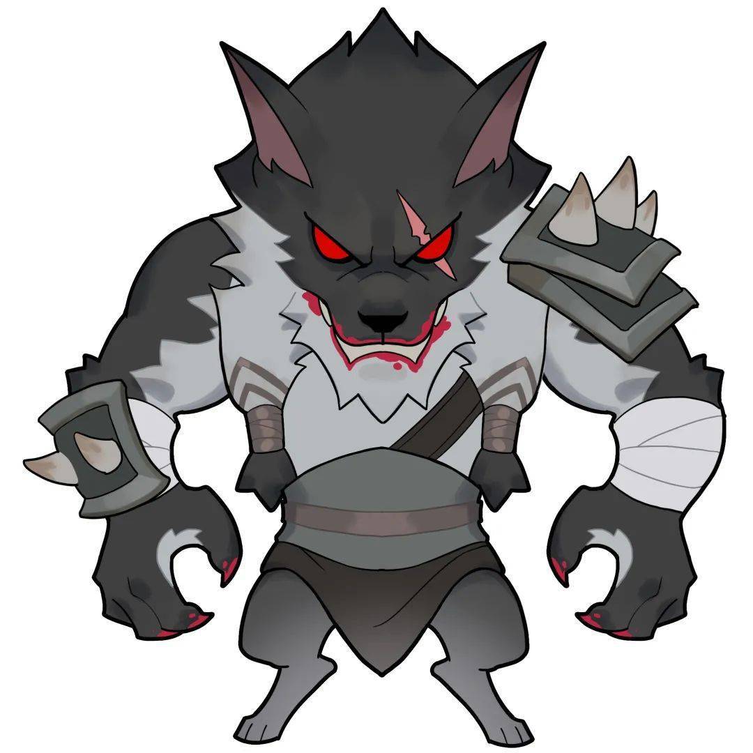 狼妖首领 生命值-2