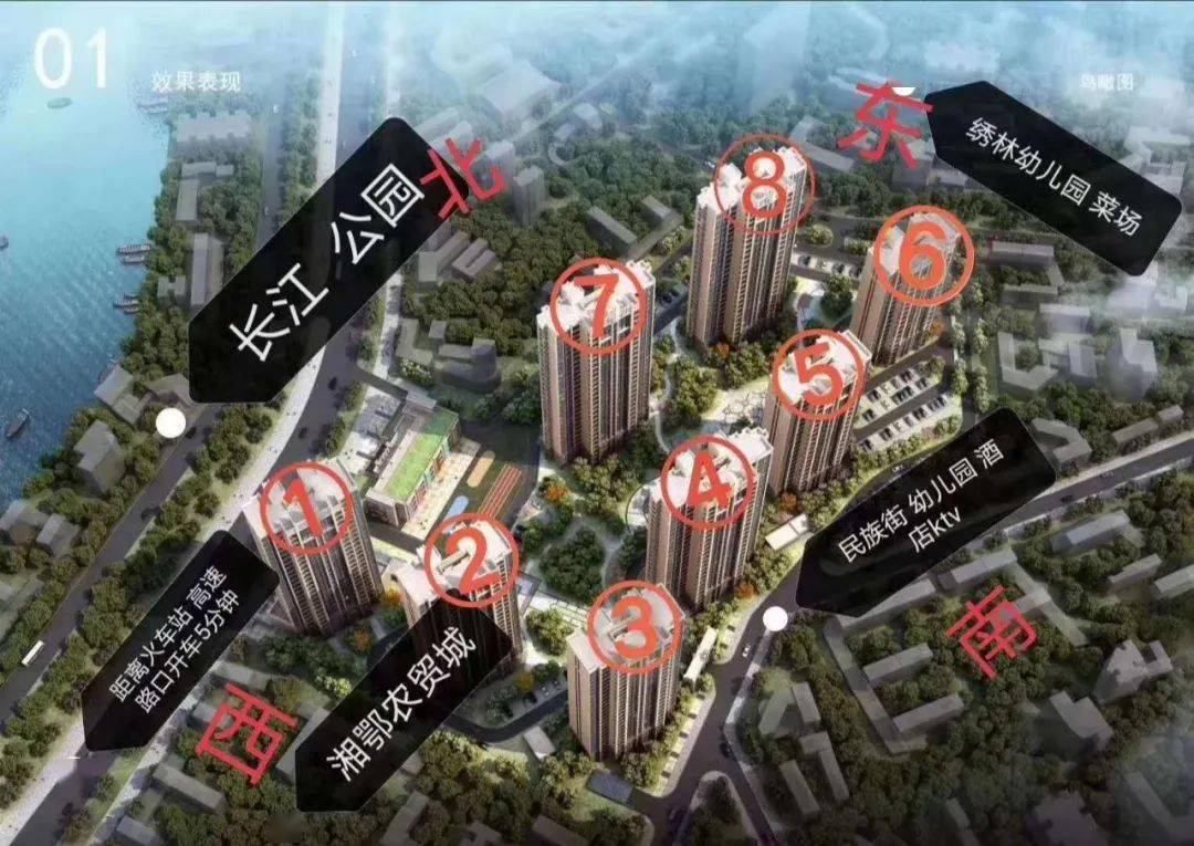 正所谓,酒香不怕巷子深,湘鄂农贸城三期工程项目,江南怡景楼盘已经