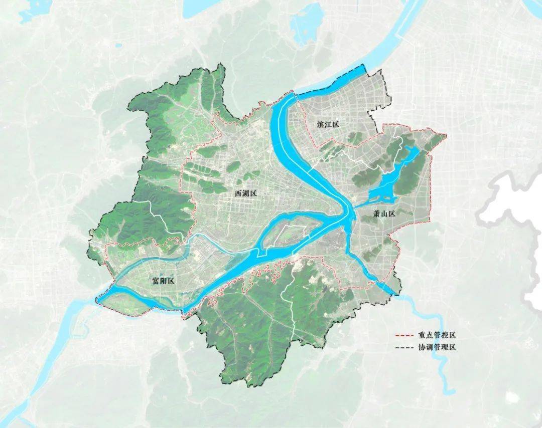 今日杭州三江汇绿心公园要来了各种方案出炉涉及4个区11个街道乡镇