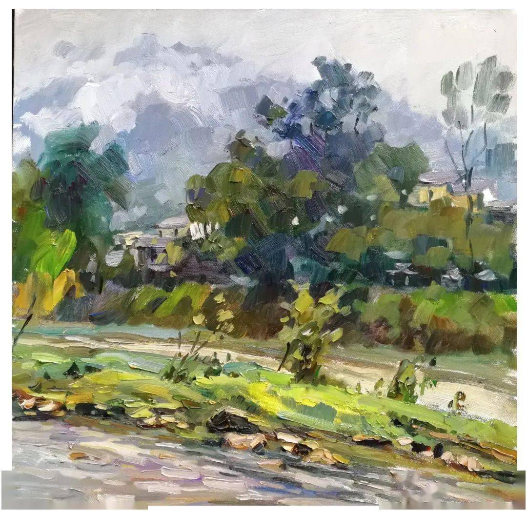 廖先进 60x60cm1956年生于都江堰市,现为四川文化传媒