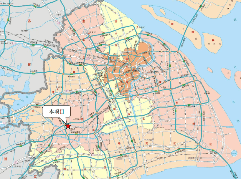 上海中心城区区划图图片