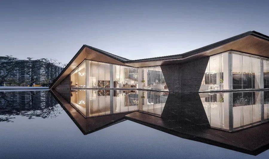 现代的手法重构—— 传统坡屋顶与砖墙 | 燕子矶规划展示中心_建筑