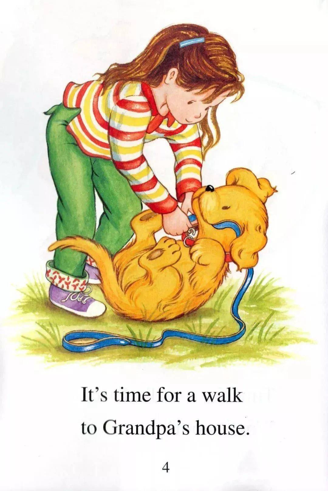 绘本故事小饼干去散步