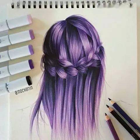 彩铅画头发详解上色质感全在这里