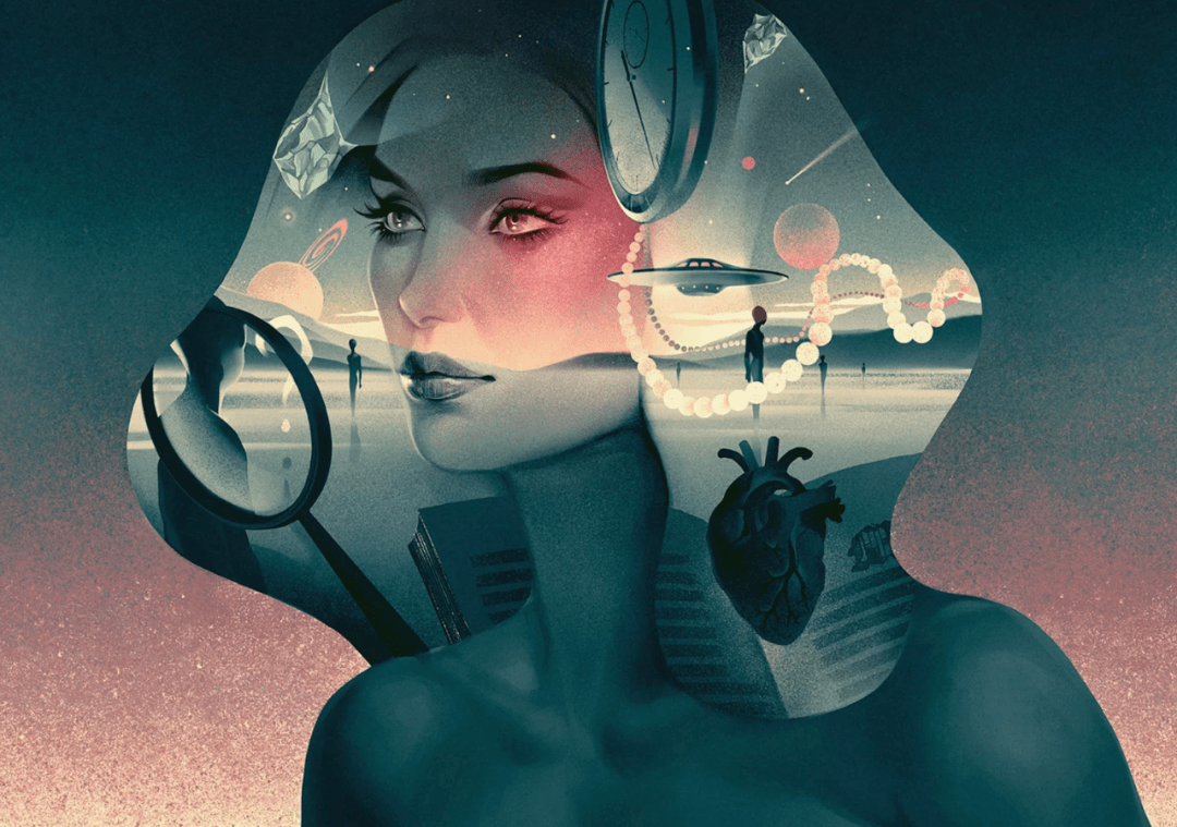 插画丨每张都能当壁纸!当插画师玩起"意识流"