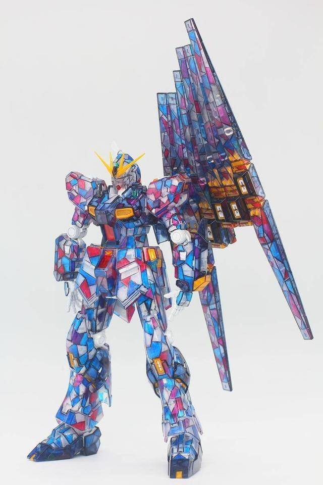 根大木秀rgv高达彩透版彩色玻璃涂装