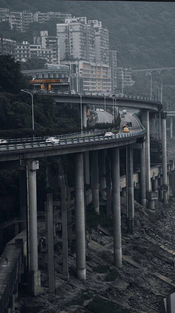 重庆道路 奇葩图片