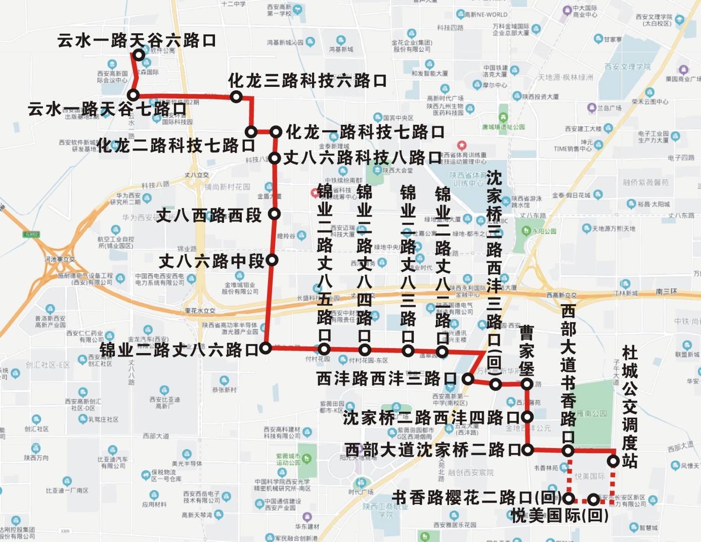 118路公交线路图图片