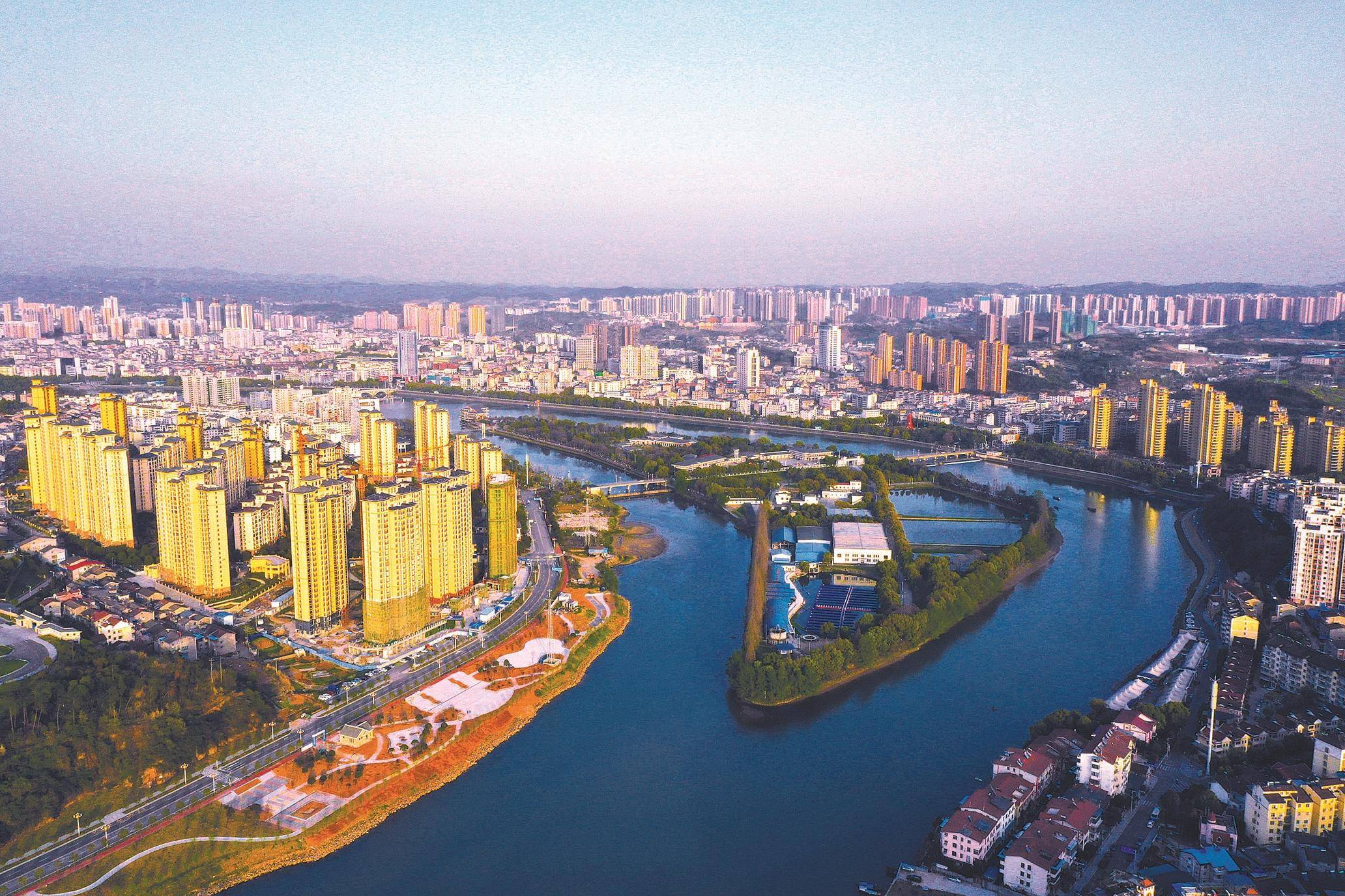 隆冬时节美如画 夷陵区黄柏河心再现昔日中堡岛神韵