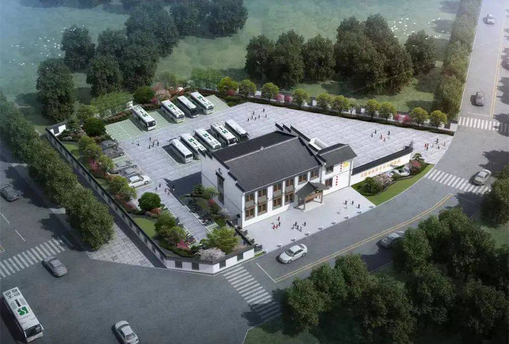 水亭运输服务站效果图△柏社运输服务站效果图△香溪运输服务站效果