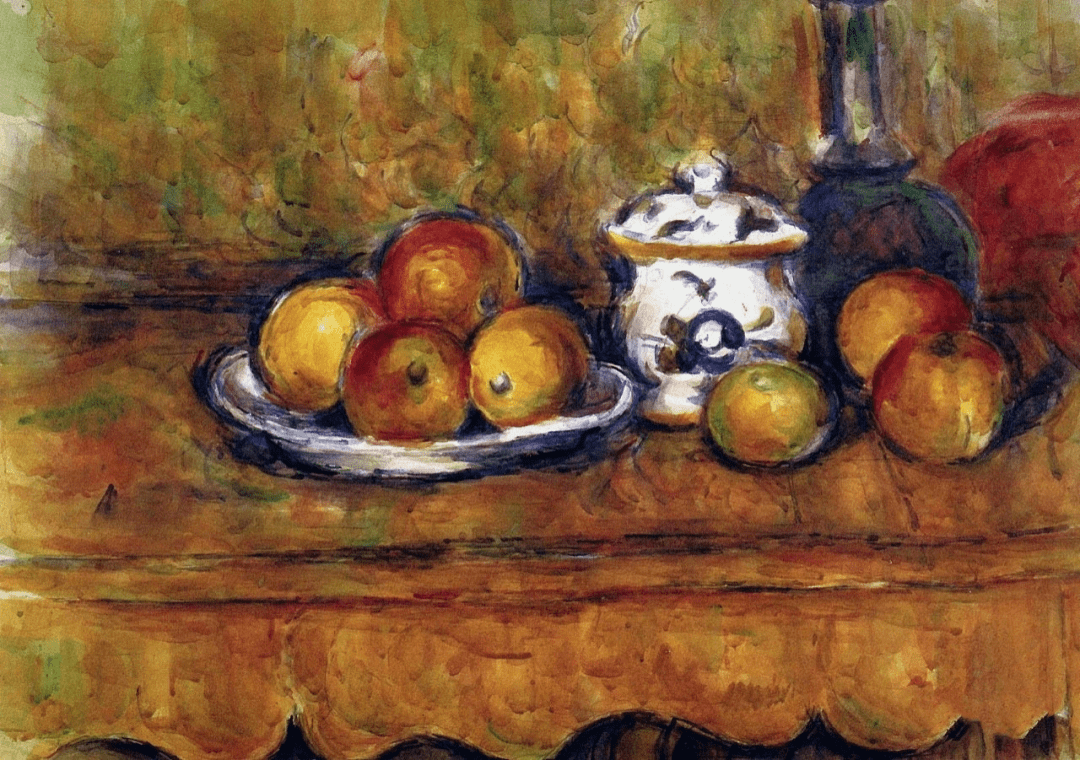 水彩手绘 |塞尚——水彩作品欣赏_艺术