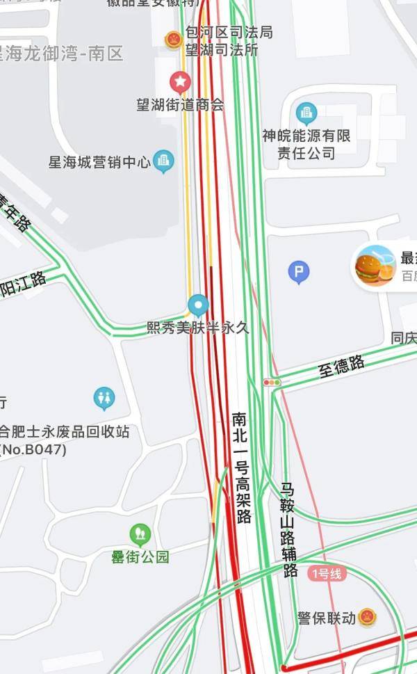 合肥高架桥路线图图片