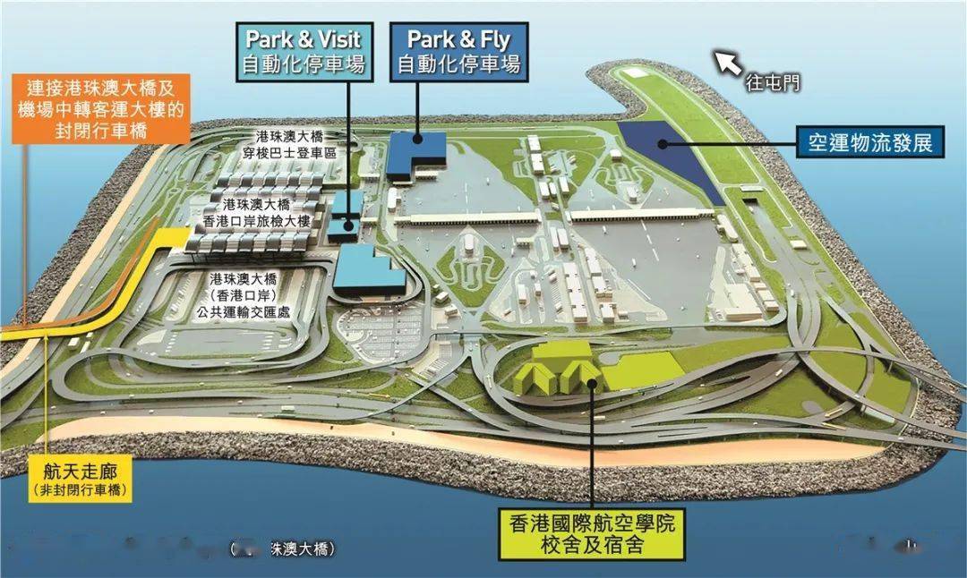 香港国际机场规划图片