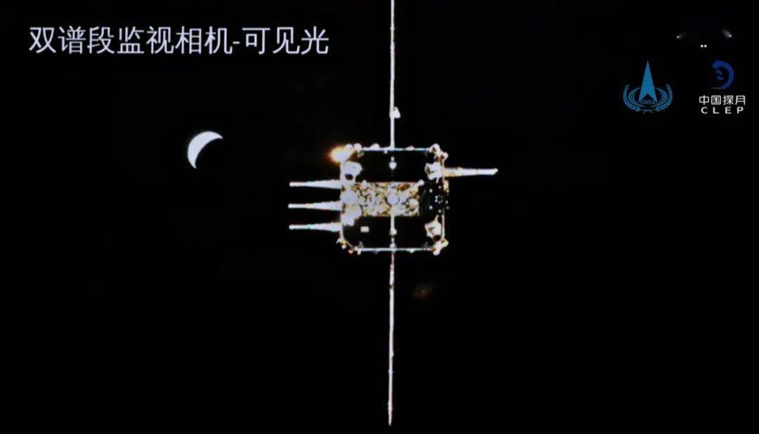 中国首次实现月球轨道交会对接!准备回家!_图片