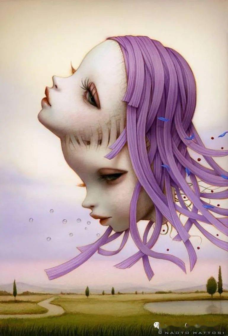 大众艺术网我从我的意识流中创造了一些东西旅美日本现代超现实画家