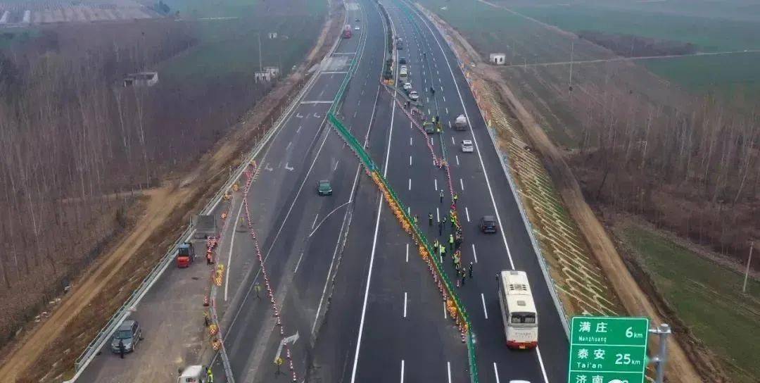 京台高速改扩建已完成一半啦,明年下半年建成通车!