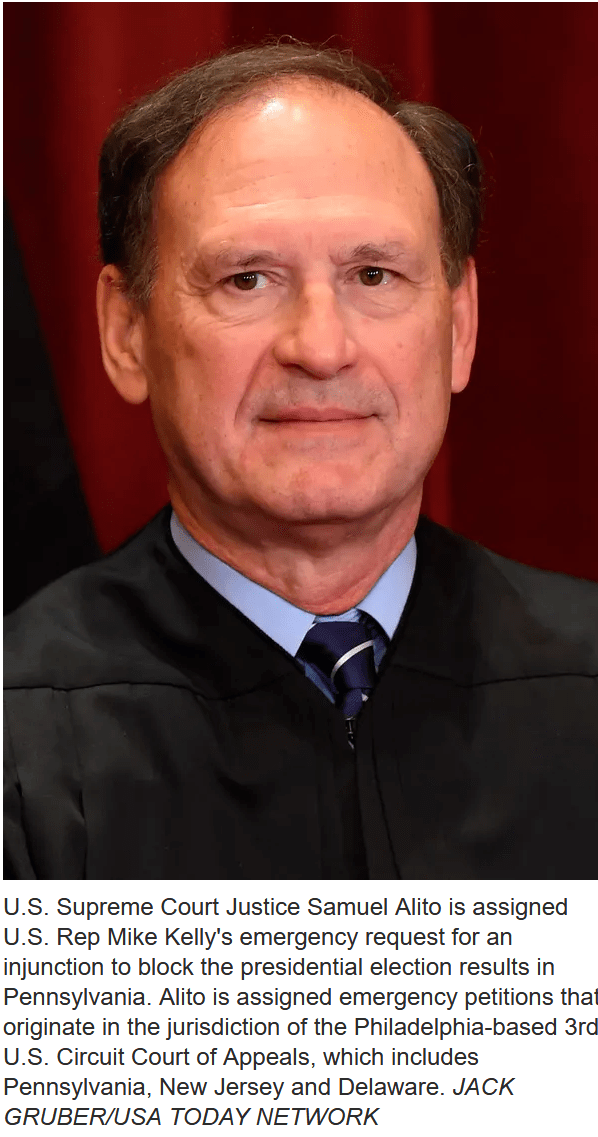 下令宾州邮寄选票争议提前1天拍板!