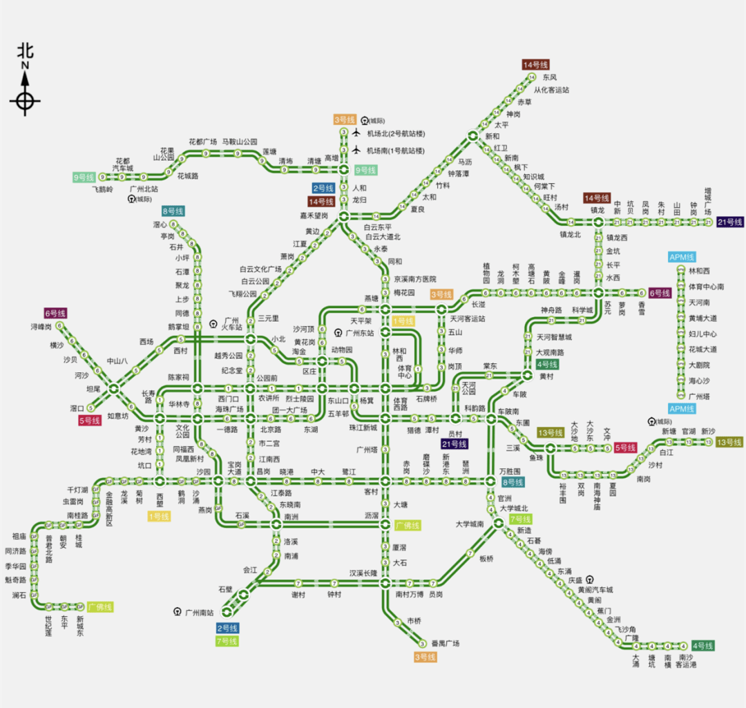 广州地铁规划图2030版图片