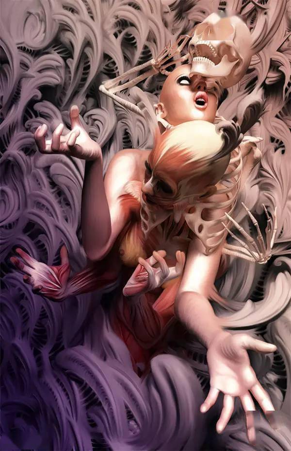 艺术艳丽诡异玄幻到不可思议的人物作品