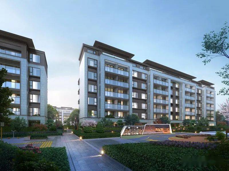 2020年效果图整理现代典雅风格洋房小高层