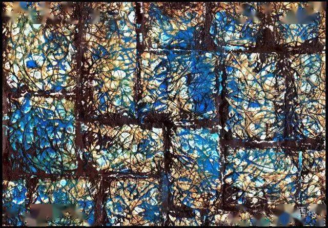 牛人用布料拼贴作画面料拼贴再造肌理