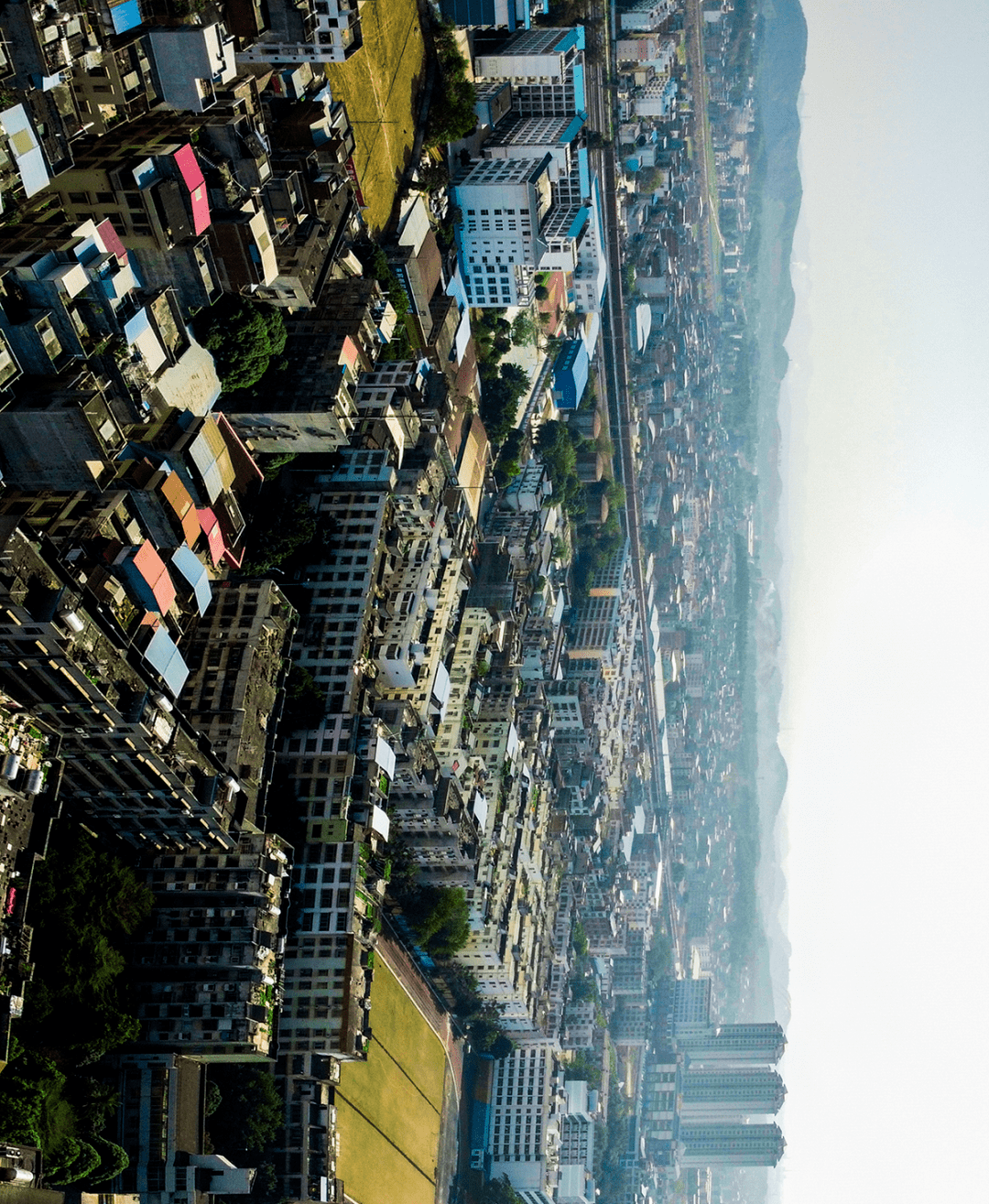 来宾老城区的高清航拍全景长图来了