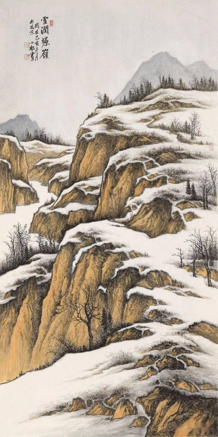 他画的这组雪景,太爽了!