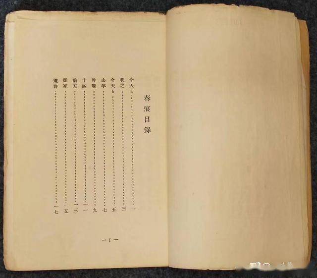 珍藏的一九二八年民国版新文学珍本冯沅君小说集春痕