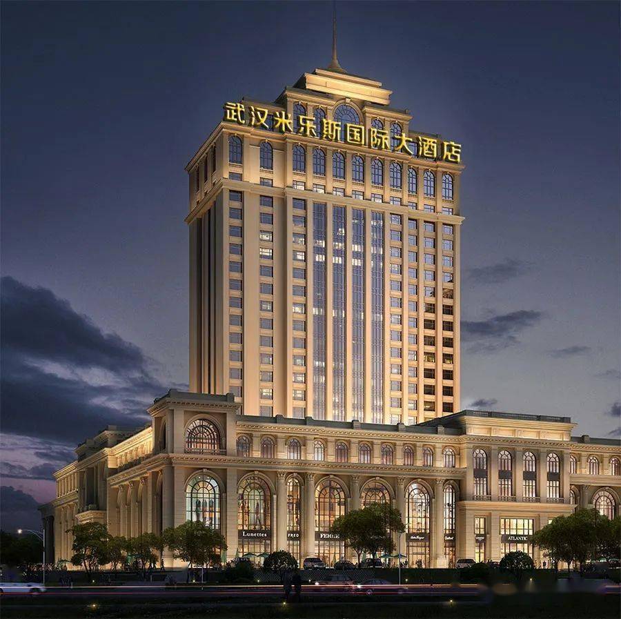 阳逻首家五星级大酒店即将开业华中贸易服务区是服务武汉长江航运中心