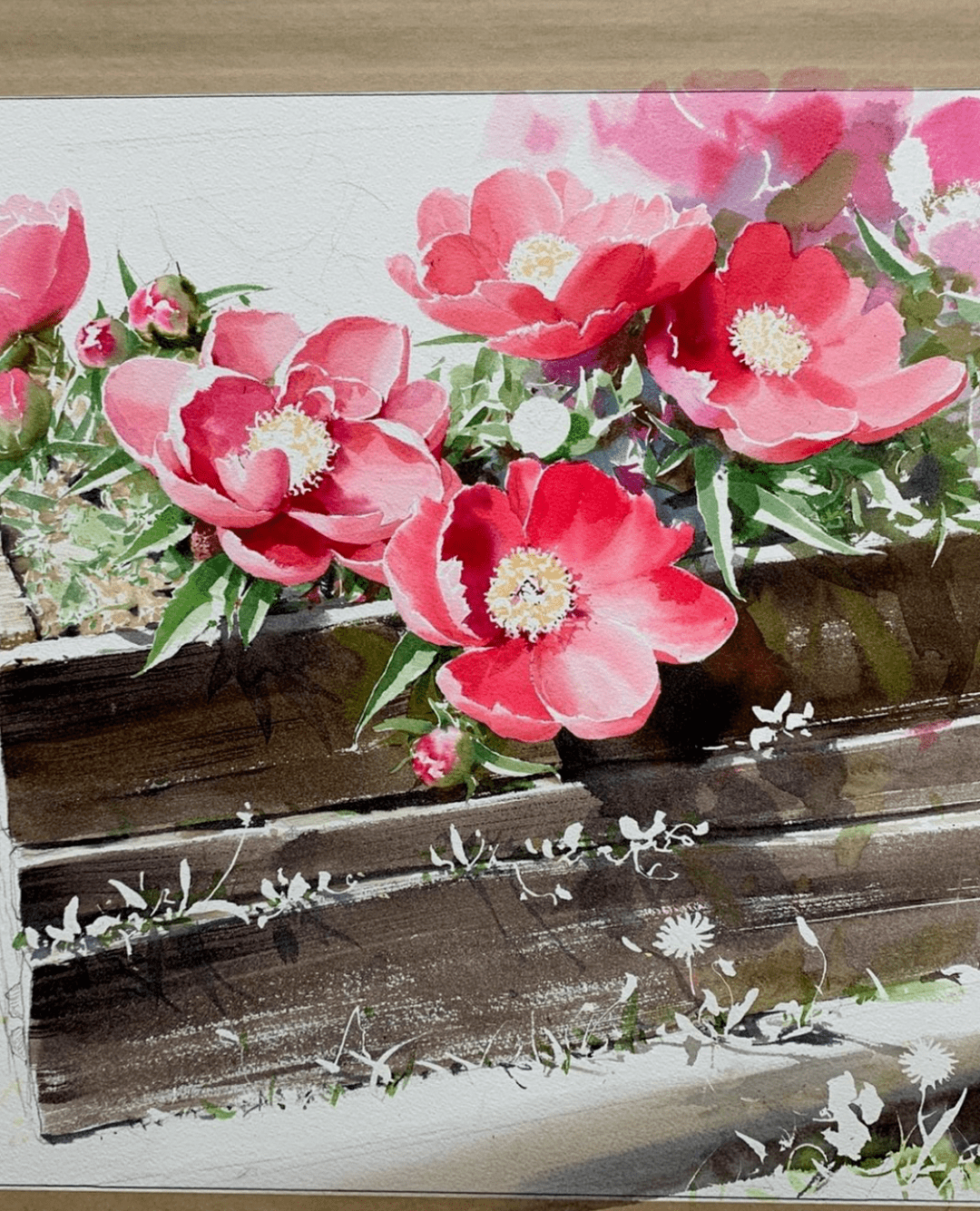 韩国水彩画家——申宗植(shin jong sik)作品欣赏(花卉系列一)