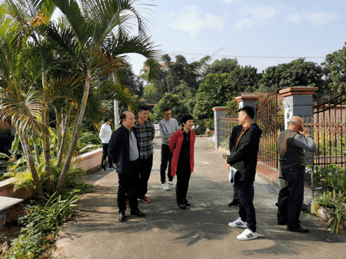 吕燕梅到大塘镇调研指导乡村风貌提升工作