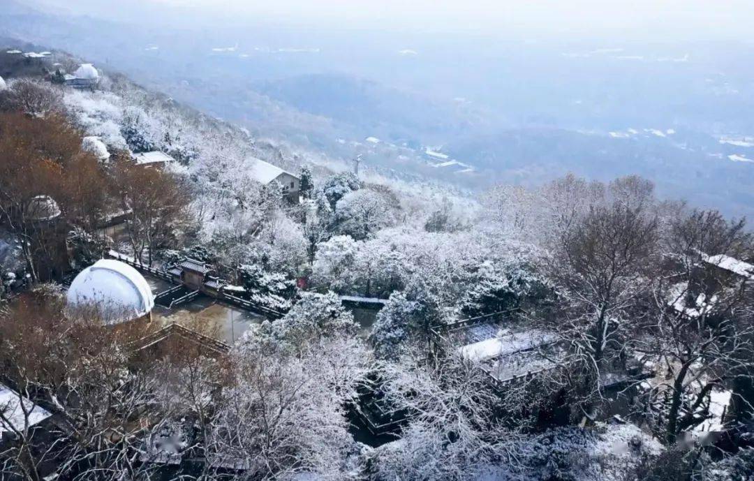 南京紫金山冬天图片图片
