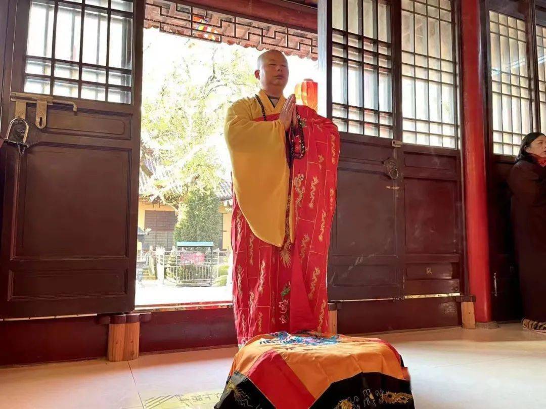 净坛早课法会回顾法喜充满法会现场庄严殊胜法会由本寺主持果智法师