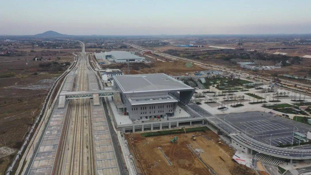 冲刺高铁庐江西站配套项目建设即将完工