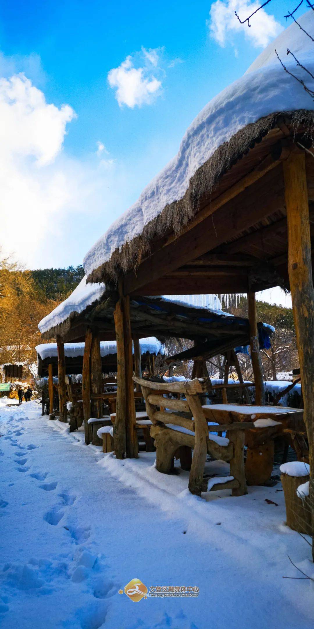 大雪更藏万象为文登留白30秒