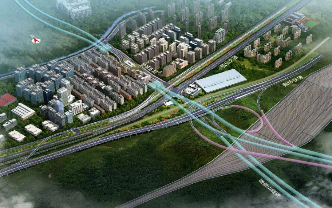 侨城东路北延通道建成后将连接龙澜大道后与东莞道路衔接,形成 大湾区