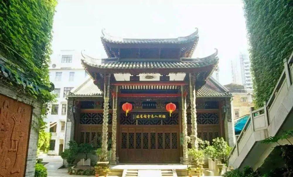 越博藏珍|《象牙会馆石额拓片》《现代潮州八邑会馆天盘全图拓片》_广