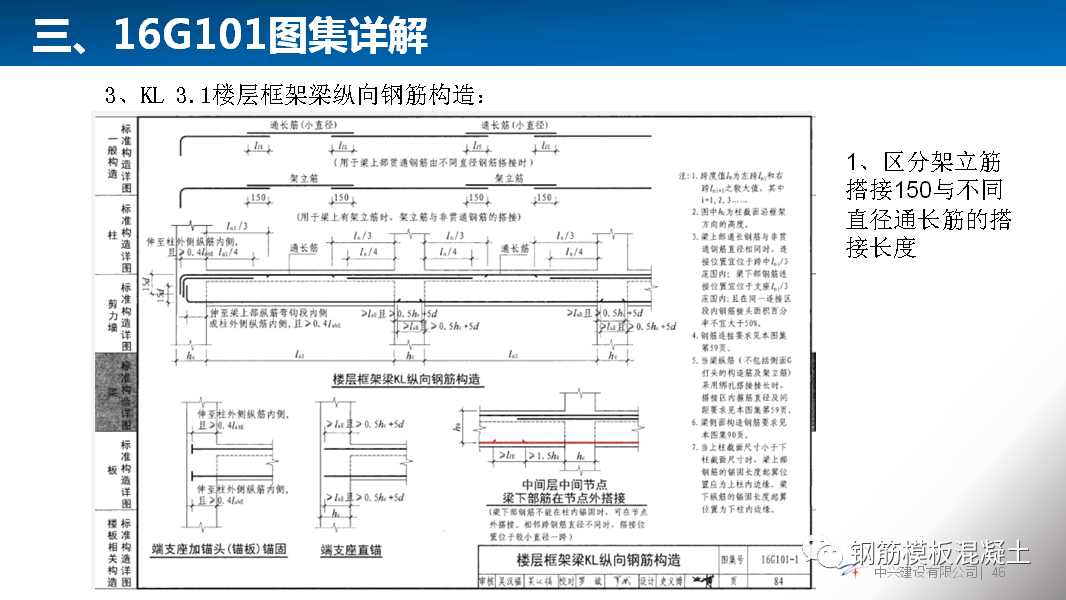 钢筋分项工程技术交底16g101图集做法详解