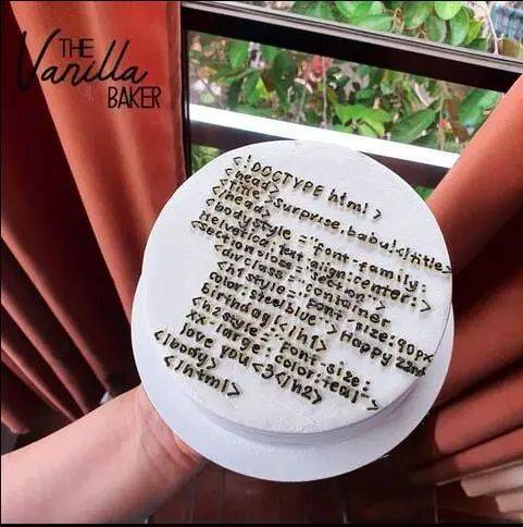 脑洞大开的程序员版蛋糕你最喜欢哪一款
