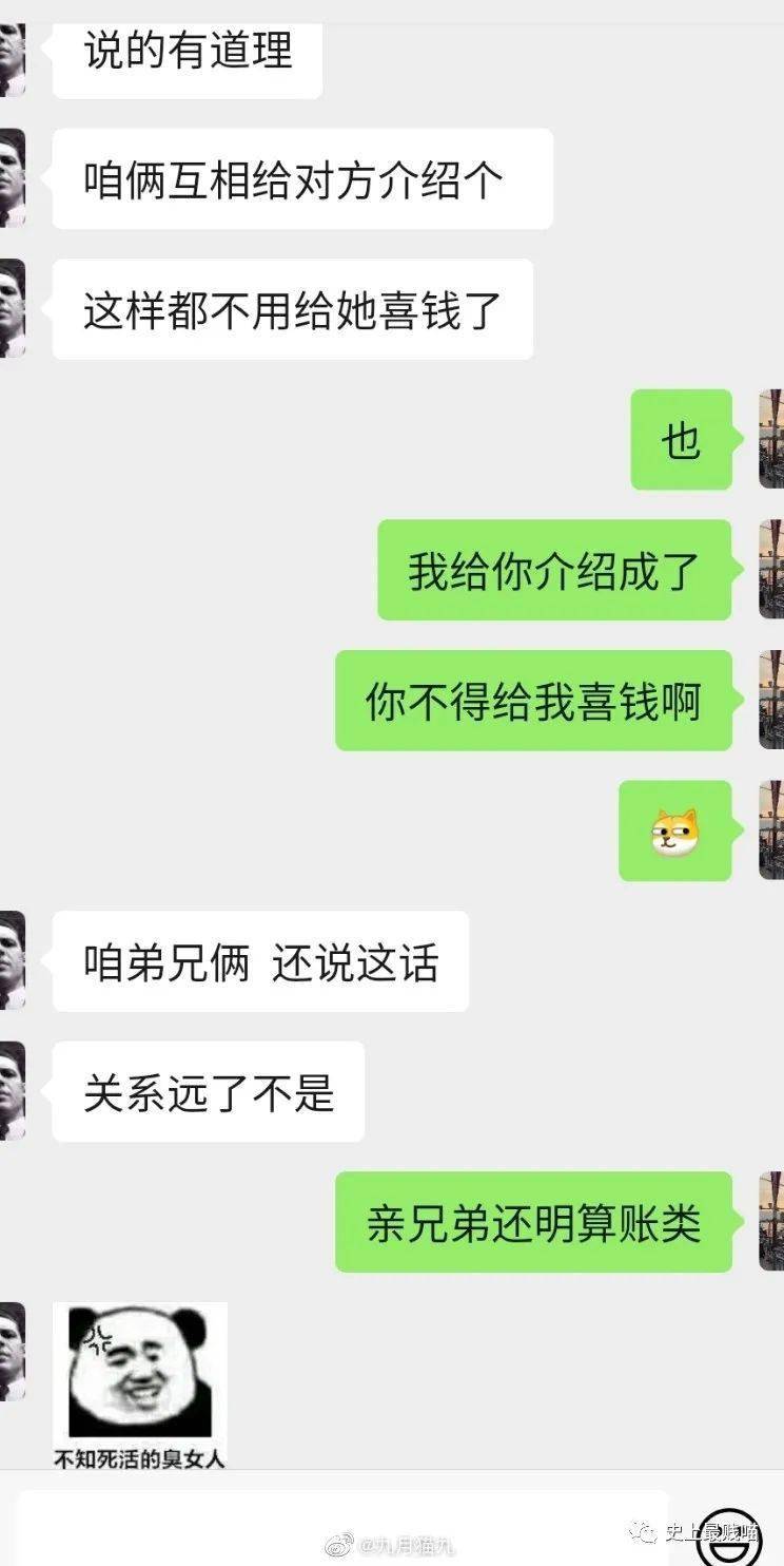 相亲对象奇葩聊天记录大赏哈哈哈哈哈被网友的亲身经历笑吐血