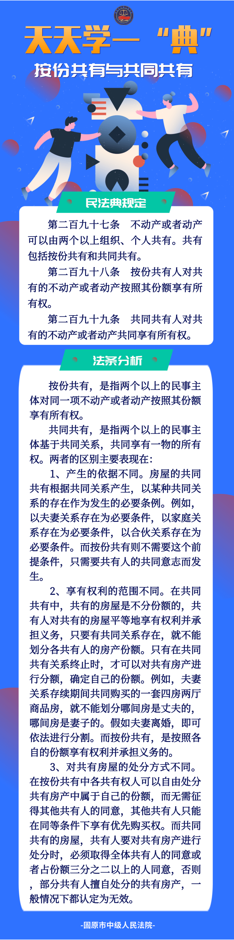 天天学一"典"之按份共有与共同共有