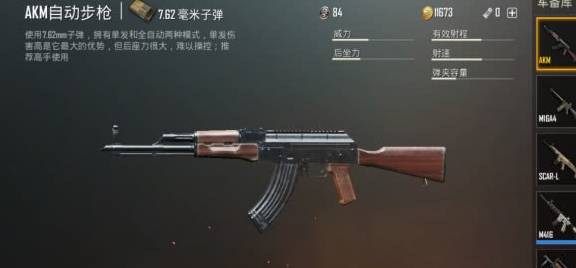 m416是最受吃雞玩家喜愛的步槍但我最喜歡akm你呢