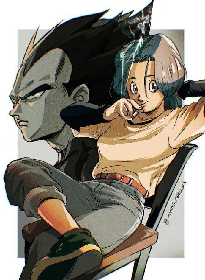 龙珠图集:布玛与贝吉塔的点滴!