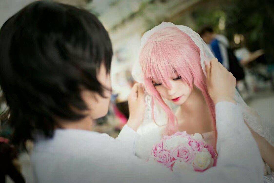 未来日记我妻由乃天野雪辉花嫁cosplay