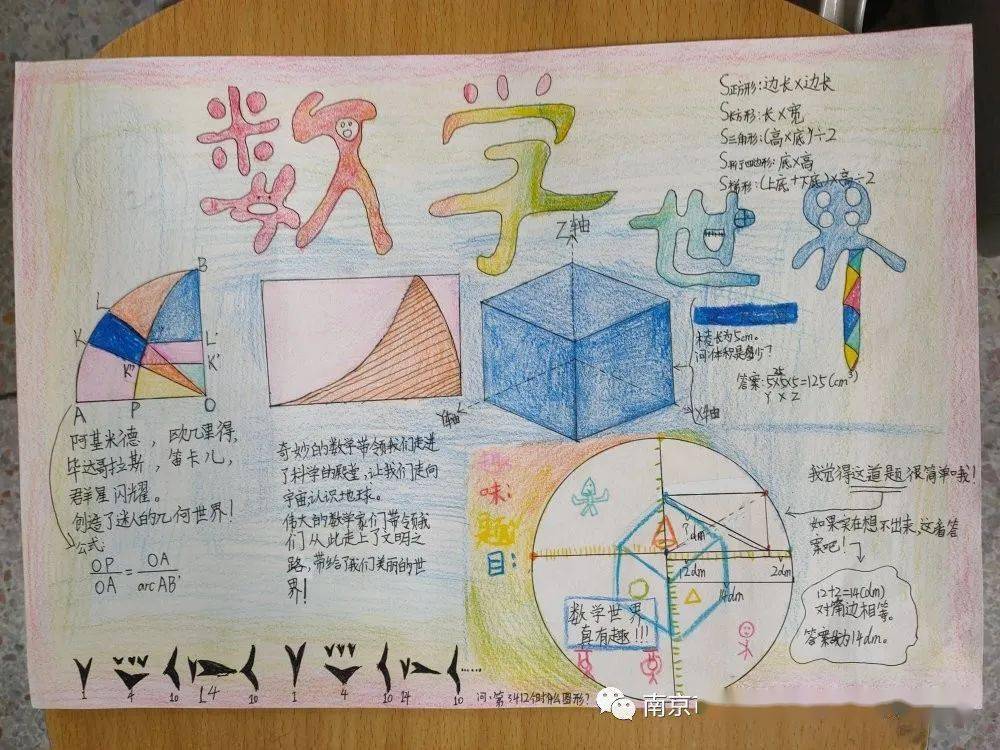 育学课堂心中有数乐趣纷呈浦实万江趣味数学节四年级数字画活动