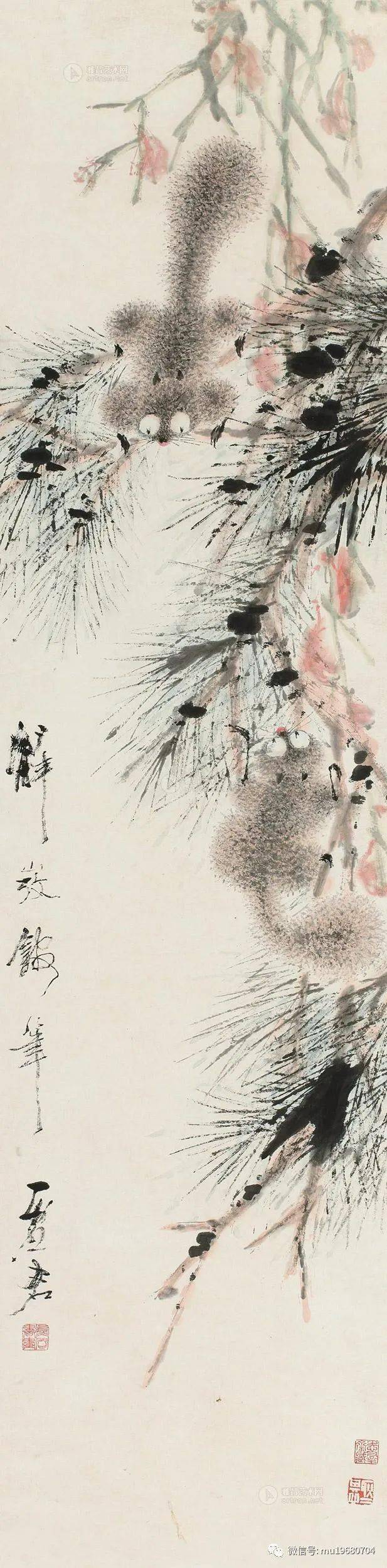 百年书画史花鸟画家虚谷