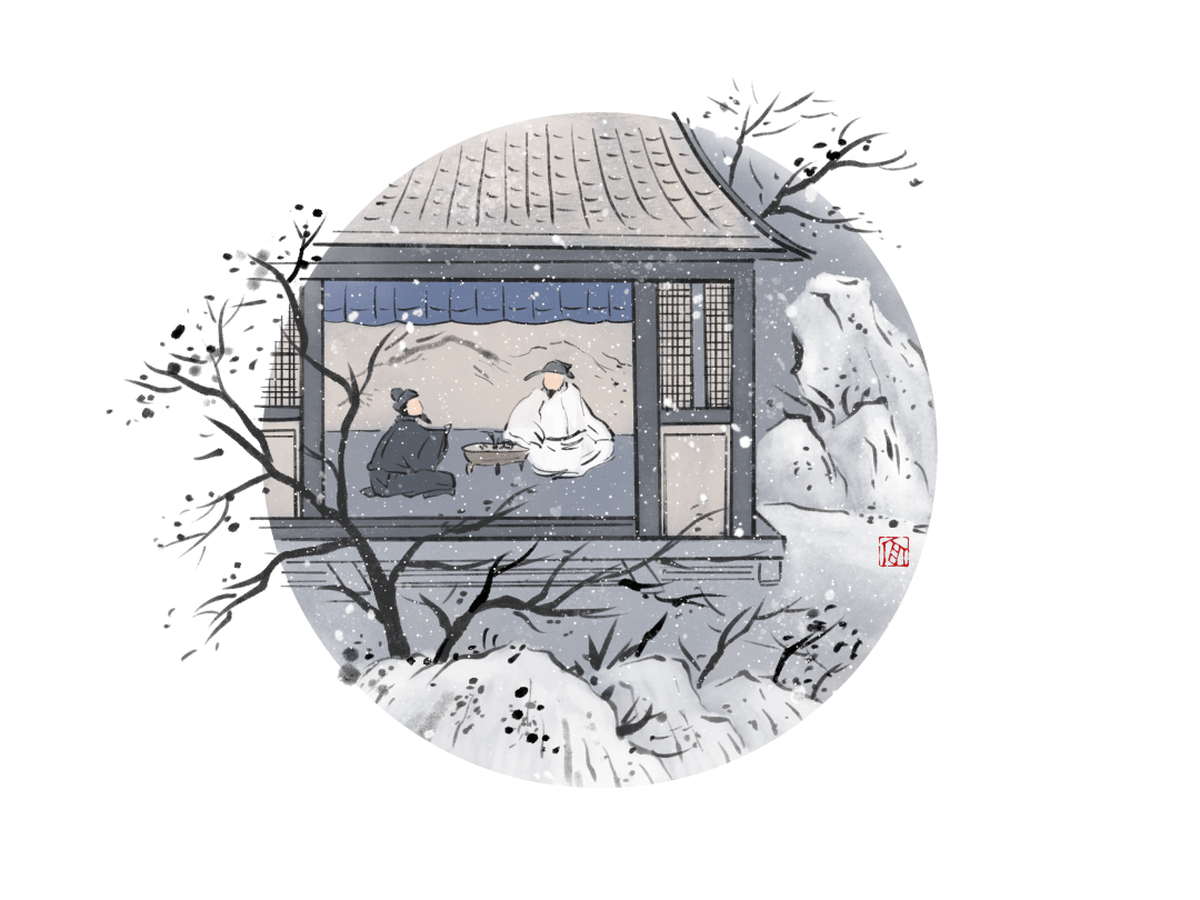 大雪纷飞之夜,有人安享岁月静好,有人在为天下负重前行.