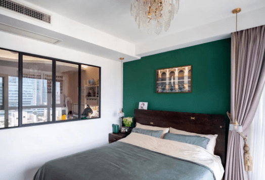 夫妻俩有钱任性,为女儿买80㎡一居室,砸60万装成灵活功能区_装修