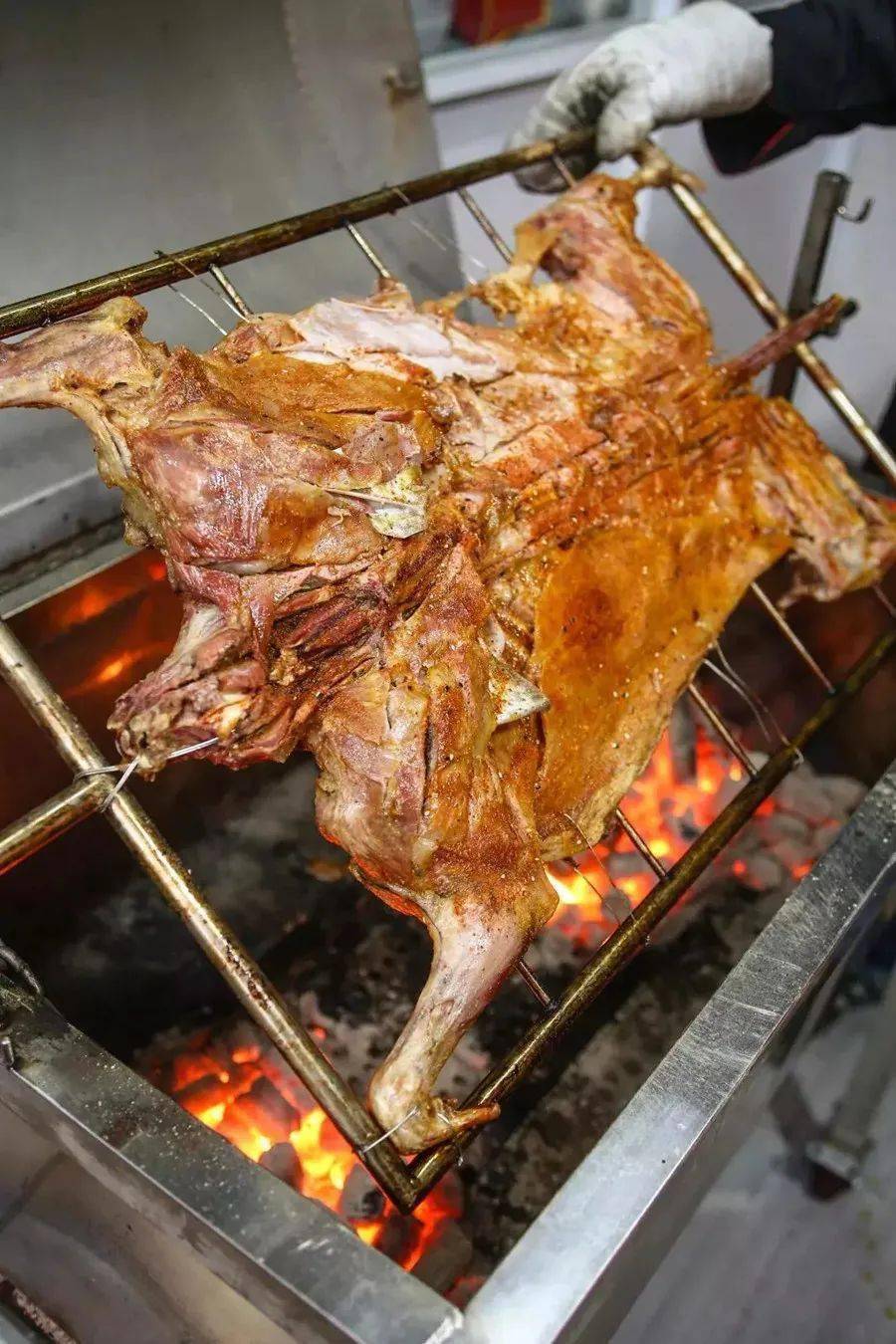吃烤全羊吗男女老少都想去打卡的那种外酥里嫩香到爆还有超大花园美景