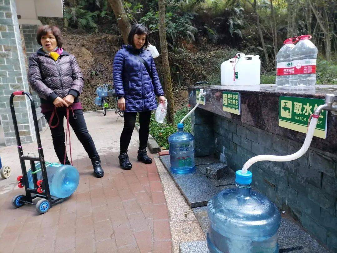 甜!云浮南山公园2个全新取水点"上岗"等水时间缩短了一大半!_山泉